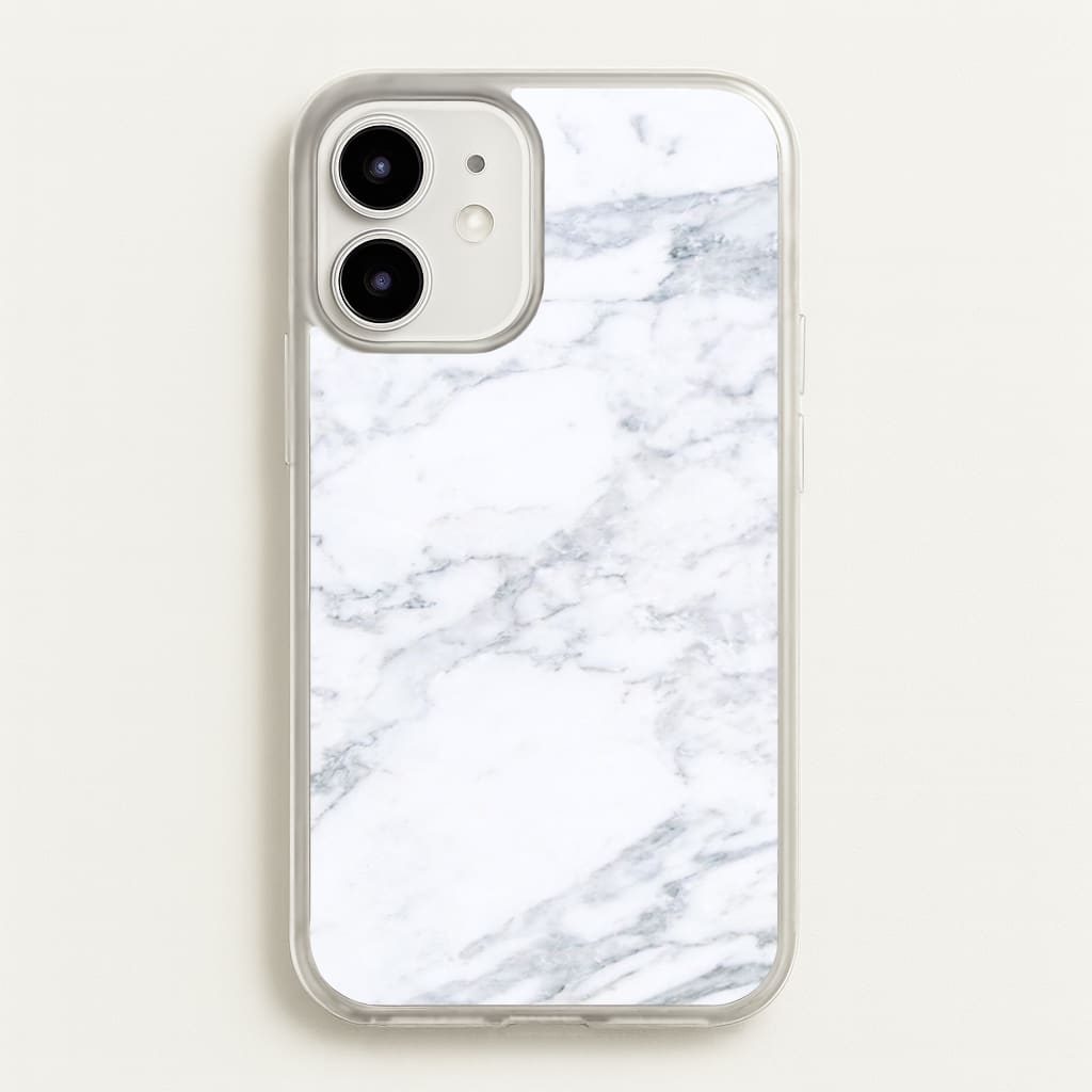 White Marble Pattern  - marble Phone Case for iPhone 12 / 12 Pro