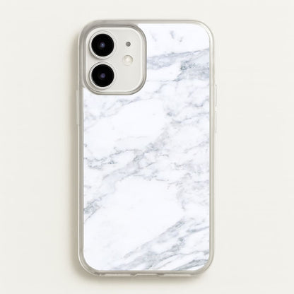 White Marble Pattern  - marble Phone Case for iPhone 12 / 12 Pro