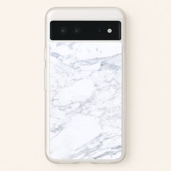 White Marble Pattern  - marble Phone Case for Google Pixel 6