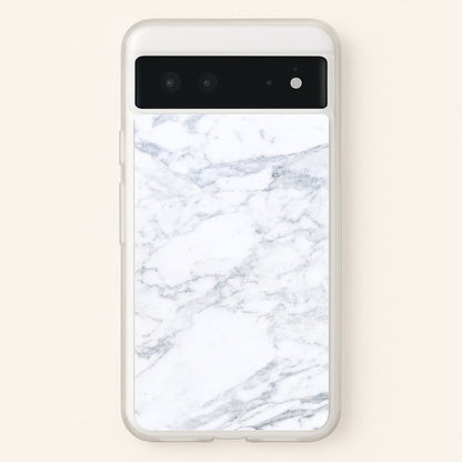 White Marble Pattern  - marble Phone Case for Google Pixel 6