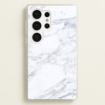 White Marble Pattern  - marble Phone Case for Galaxy S25 Ultra