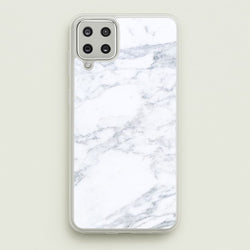 White Marble Pattern  - marble Phone Case for Galaxy A12