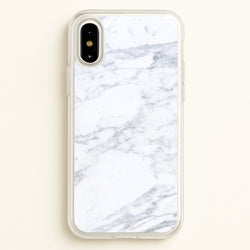 White Marble Pattern  - marble Phone Case for iPhone X / XS