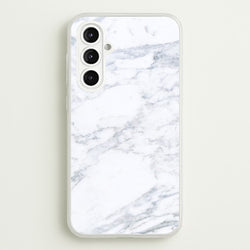 White Marble Pattern  - marble Phone Case for Galaxy A16