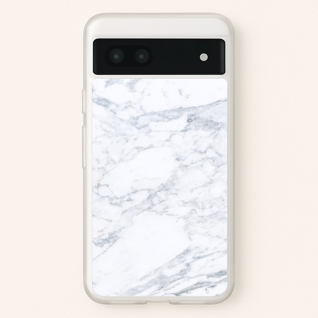 White Marble Pattern  - marble Phone Case for Google Pixel 7a