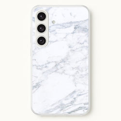 White Marble Pattern  - marble Phone Case for Galaxy S24