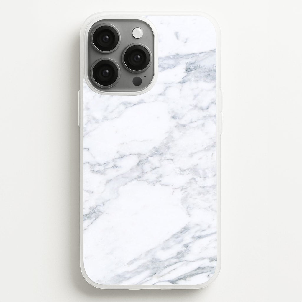 White Marble Pattern  - marble Phone Case for iPhone 13 Pro Max