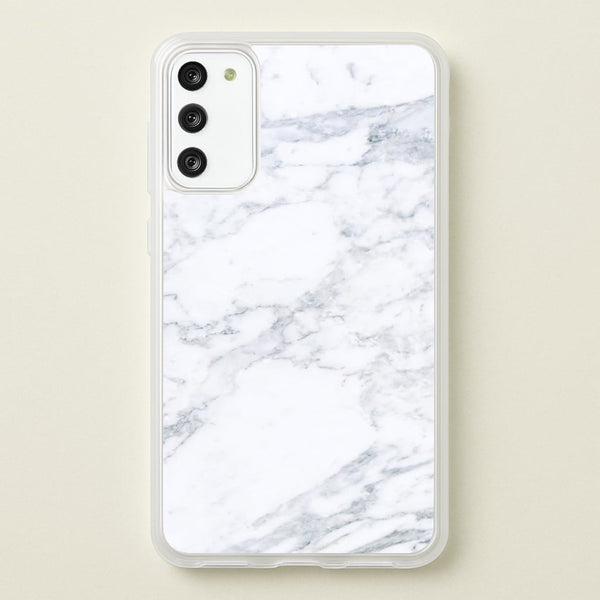 White Marble Pattern  - marble Phone Case for Galaxy A41