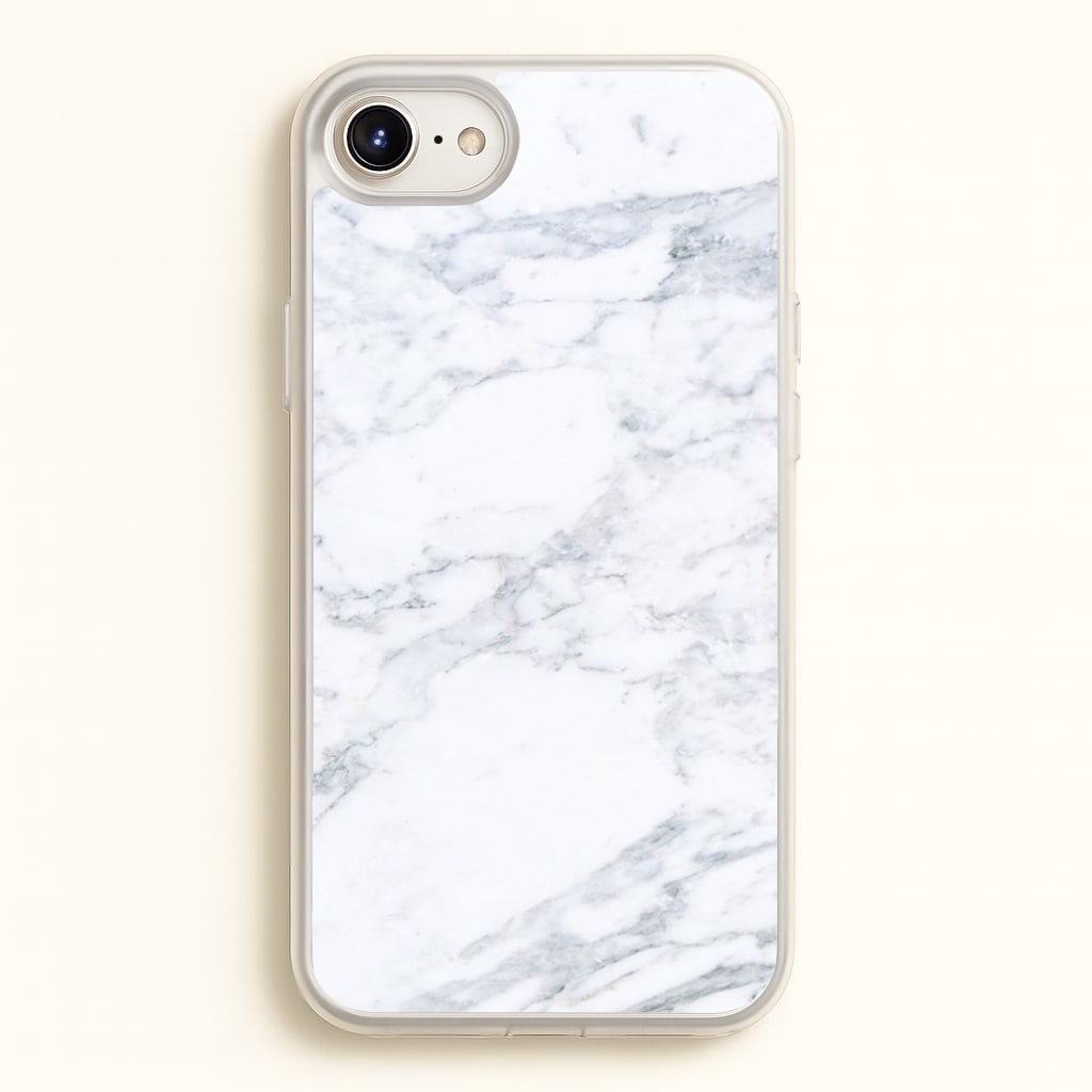 White Marble Pattern  - marble Phone Case for iPhone 6 / 7 / 8 / SE