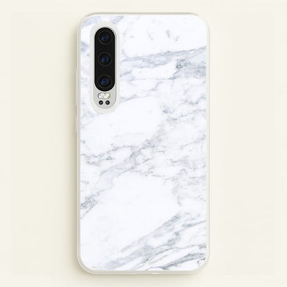 White Marble Pattern  - marble Phone Case for Huawei P30