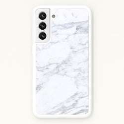 White Marble Pattern  - marble Phone Case for Galaxy S22 Plus