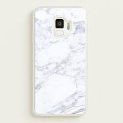 White Marble Pattern  - marble Phone Case for Galaxy S9