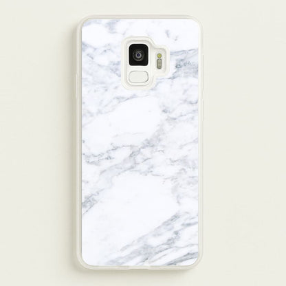 White Marble Pattern  - marble Phone Case for Galaxy S9