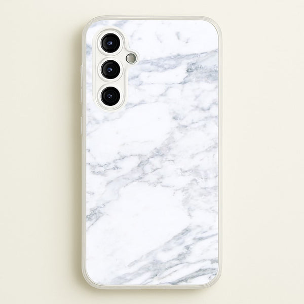 White Marble Pattern  - marble Phone Case for Galaxy A54