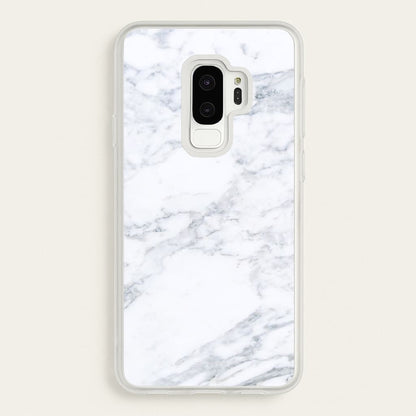 White Marble Pattern  - marble Phone Case for Galaxy S9 Plus