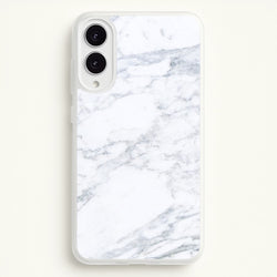 White Marble Pattern  - marble Phone Case for Galaxy S25 Edge