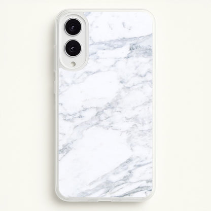 White Marble Pattern  - marble Phone Case for Galaxy S25 Edge