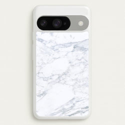 White Marble Pattern Phone Case for Google Pixel 10 / 10 Pro