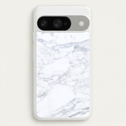White Marble Pattern Phone Case for Google Pixel 10 / 10 Pro