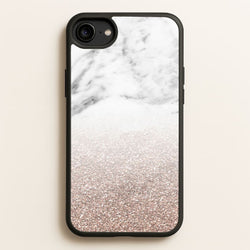 Rose Gold Glitter & Marble  - marble Phone Case for iPhone 6 / 7 / 8 / SE