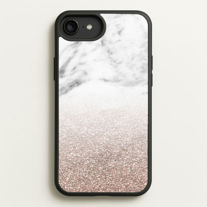 Rose Gold Glitter & Marble  - marble Phone Case for iPhone 6 Plus / 7 Plus / 8 Plus