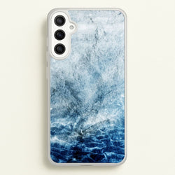 Sea Blue Marble  - marble Phone Case for Galaxy A34
