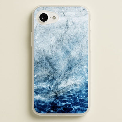 Sea Blue Marble  - marble Phone Case for iPhone 16e