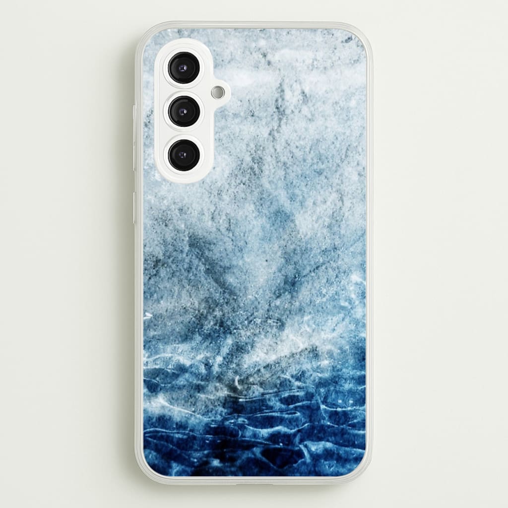 Sea Blue Marble  - marble Phone Case for Galaxy S23FE