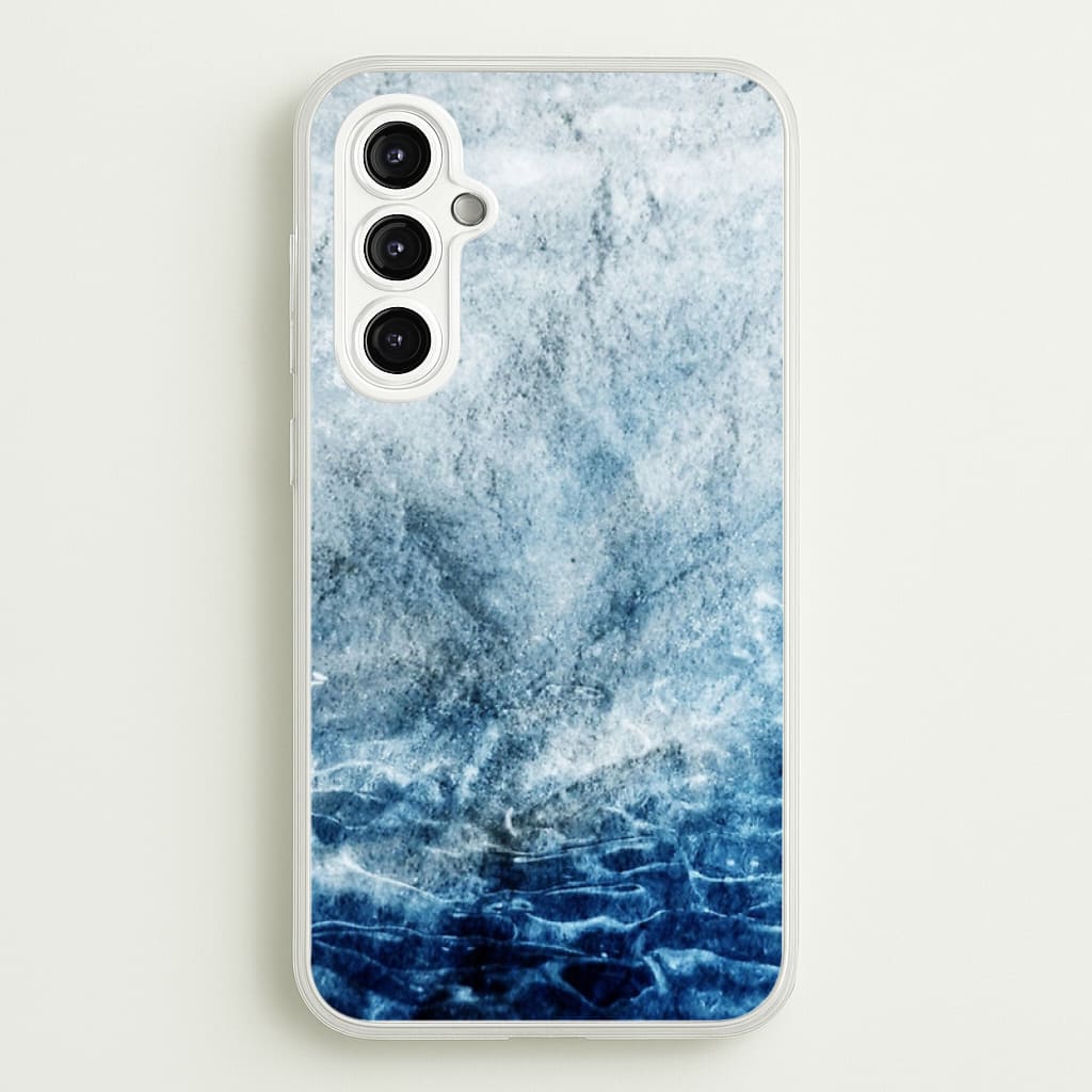 Sea Blue Marble  - marble Phone Case for Galaxy A14