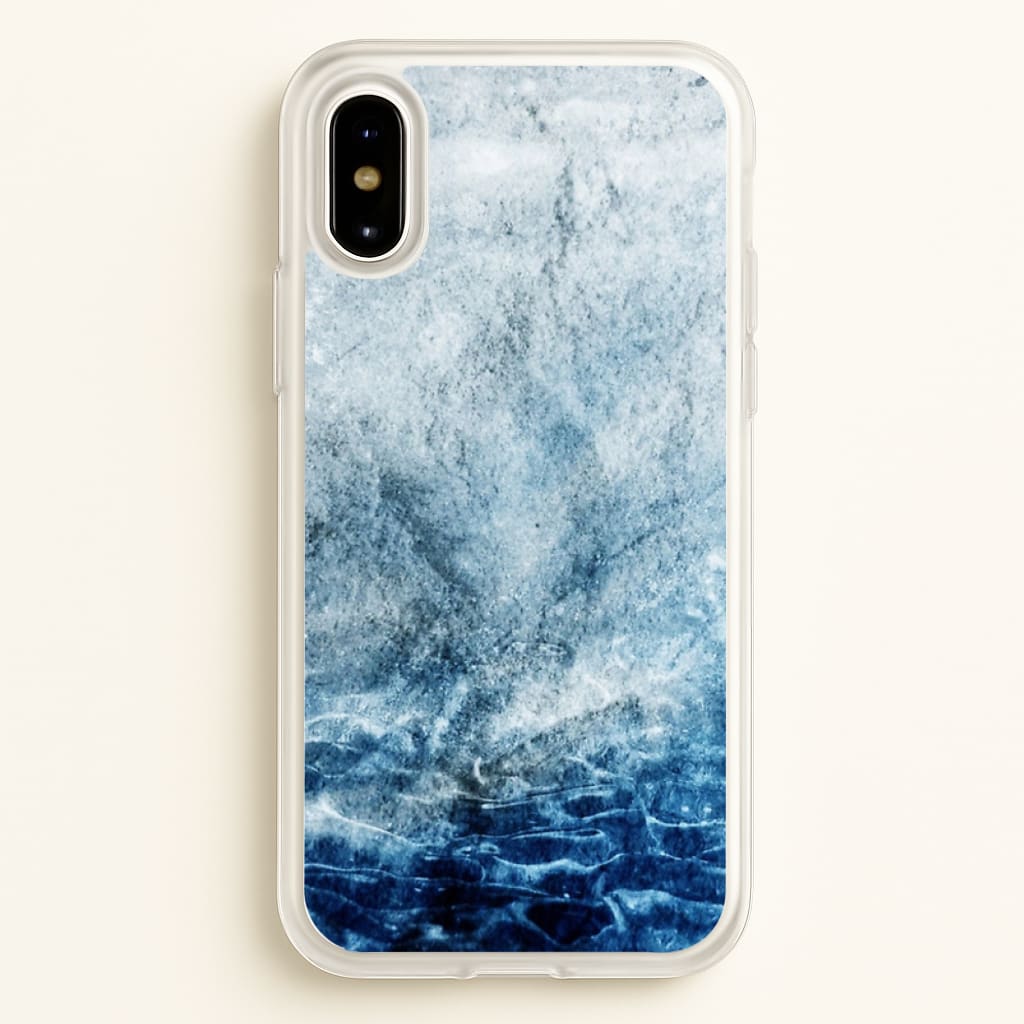 Sea Blue Marble  - marble Phone Case for iPhone X / XS