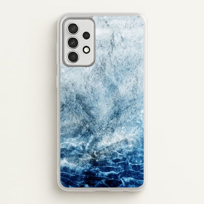 Sea Blue Marble  - marble Phone Case for Galaxy A52 / A52s