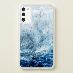 Sea Blue Marble  - marble Phone Case for Galaxy S20