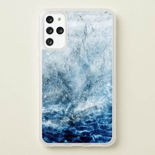 Sea Blue Marble  - marble Phone Case for Galaxy S20 Plus