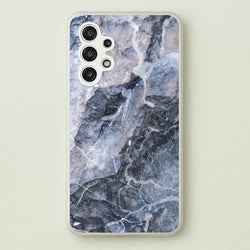 Grey and White Marble  - marble Phone Case for Galaxy A13