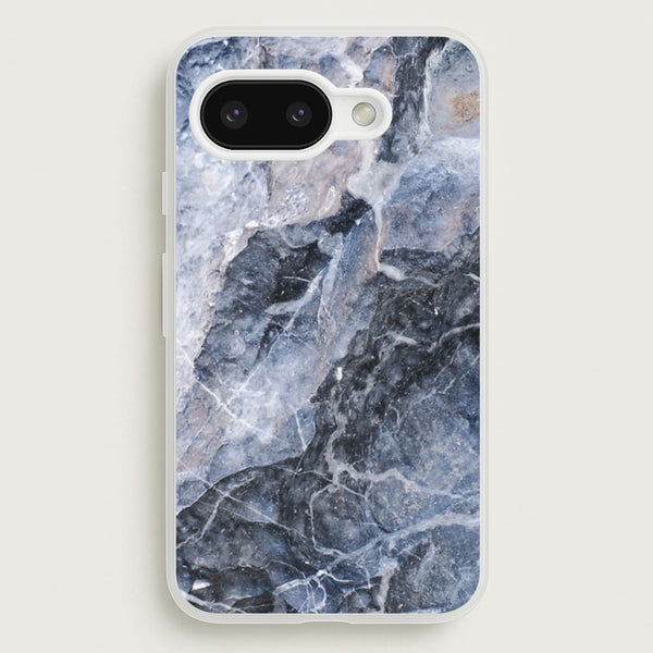 Grey and White Marble  - marble Phone Case for Google Pixel 9a