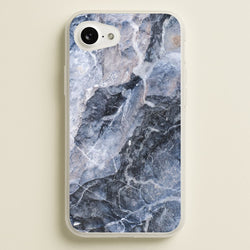 Grey and White Marble  - marble Phone Case for iPhone 16e