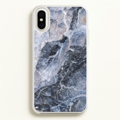 Grey and White Marble  - marble Phone Case for iPhone XS Max