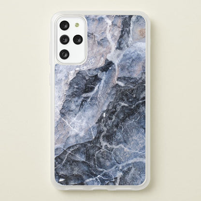 Grey and White Marble  - marble Phone Case for Galaxy S20 Plus