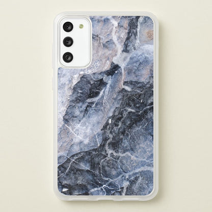 Grey and White Marble  - marble Phone Case for Galaxy S20FE