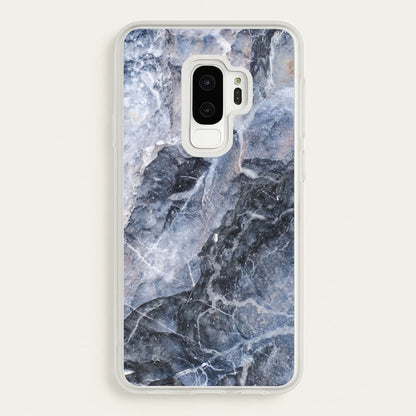 Grey and White Marble  - marble Phone Case for Galaxy S9 Plus