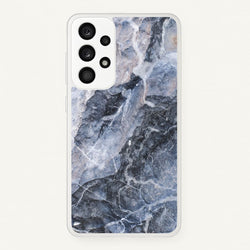Grey and White Marble  - marble Phone Case for Galaxy A53