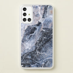 Grey and White Marble  - marble Phone Case for Galaxy A71