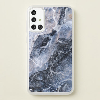 Grey and White Marble  - marble Phone Case for Galaxy A71