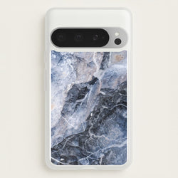 Grey and White Marble  - marble Phone Case for Google Pixel 9 Pro XL