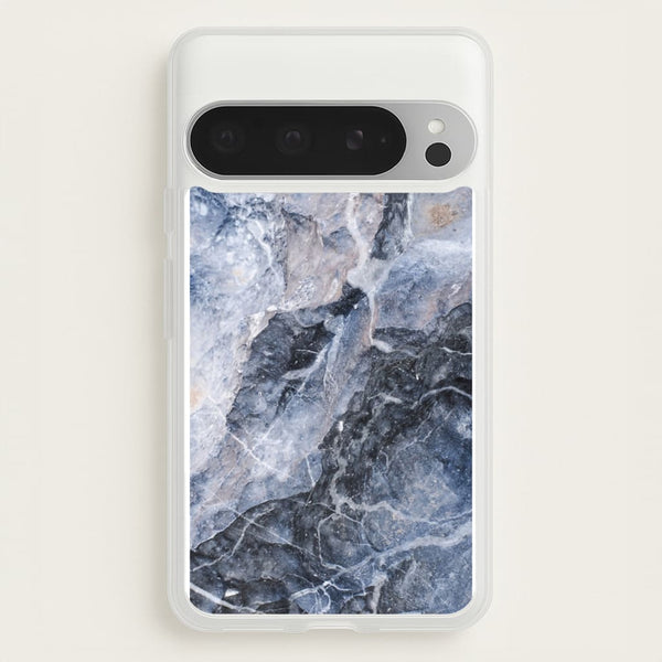 Grey and White Marble  - marble Phone Case for Google Pixel 9 Pro XL