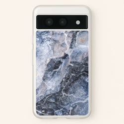 Grey and White Marble  - marble Phone Case for Google Pixel 8a