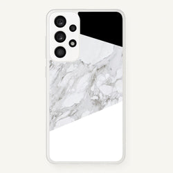 White, Black and Marble Pattern  - marble Phone Case for Galaxy A53