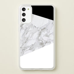 White, Black and Marble Pattern  - marble Phone Case for Galaxy S20