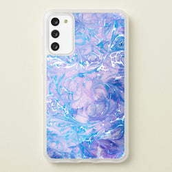 Sea Blue Swirly Marble  - marble Phone Case for Galaxy A41