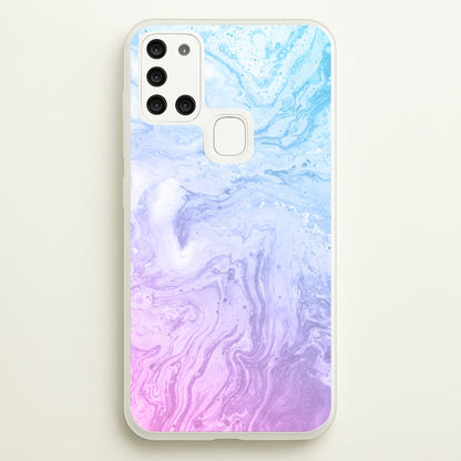 Purple Marble  - marble Phone Case for Galaxy A21s